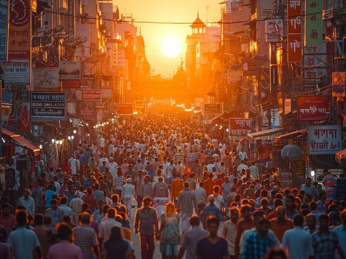 Most crowded district in India