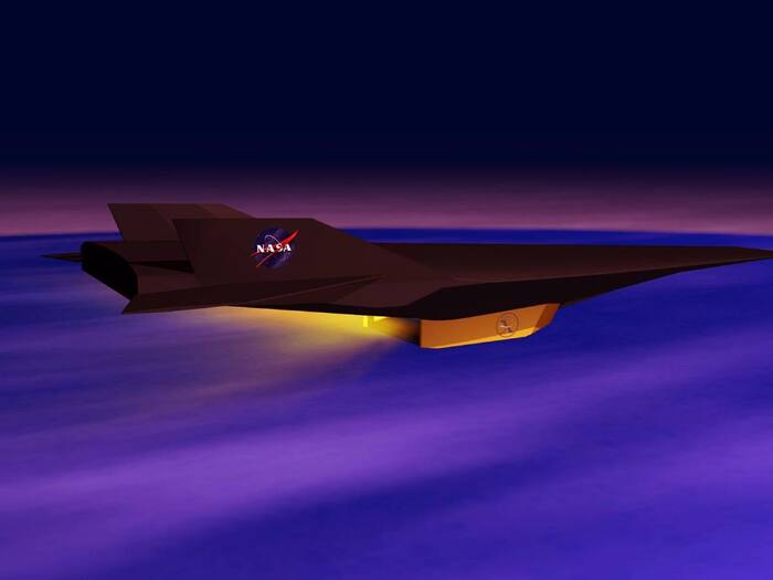 Fighter Jet NASA X 43 power