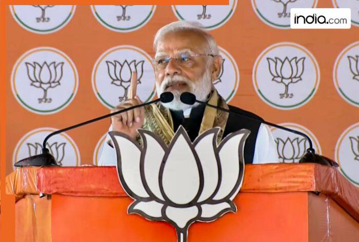 'Bade bade log bhi yahan...': PM Modi mocks Rahul Gandhi's fish pond dive from Begusarai at Bihar rally