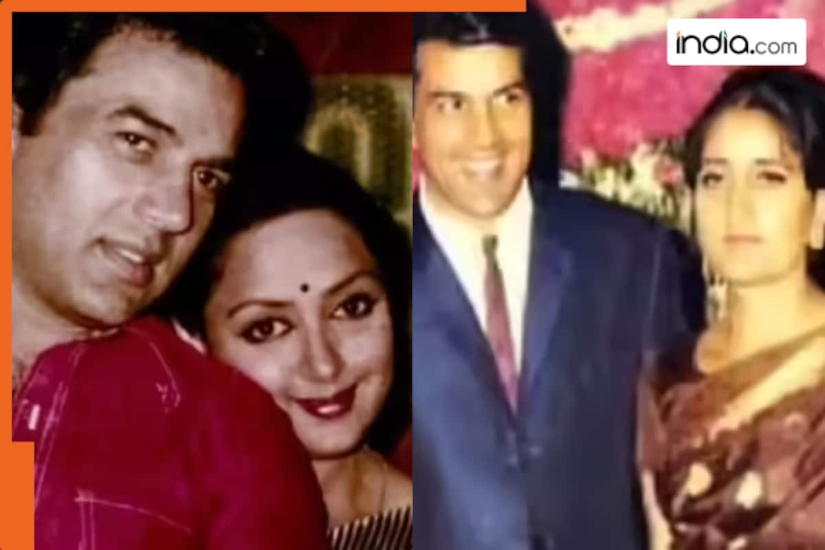 Dharmendra, Hema Malini, Prakash Kaur, image size:1200x800