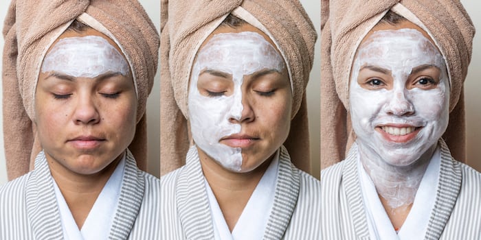 Homemade glowing face cream