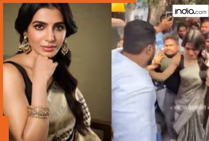 After Nidhhi Agerwal, Samantha Ruth Prabhu gets mobbed at Hyderabad event – Check Viral Video