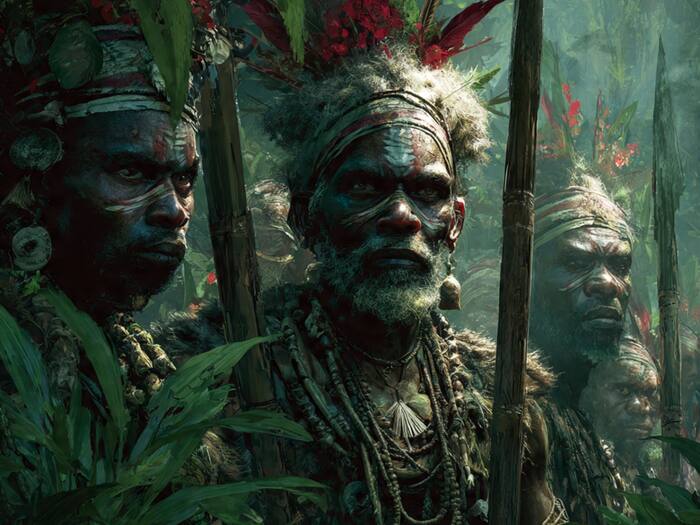 Child Buried In Tree Indonesia