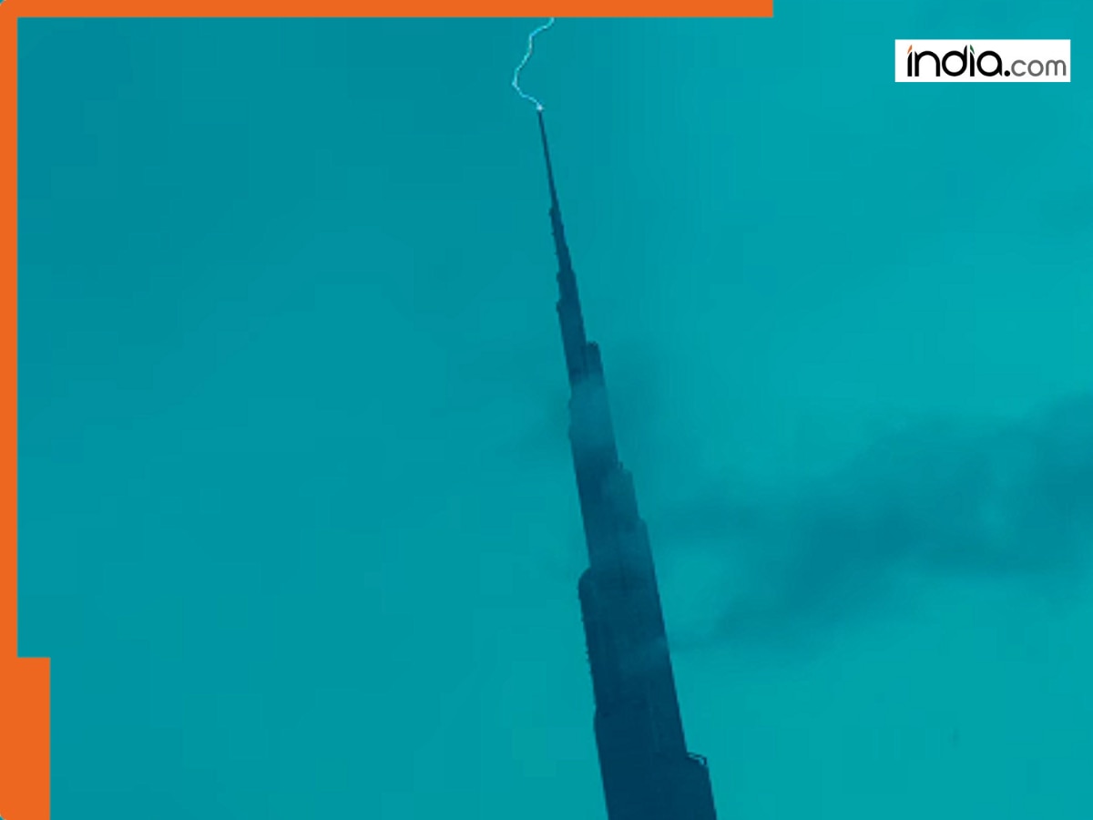 Dubai crown prince captures a lightning strike on Burj Khalifa - but what happened next stunned everyone...