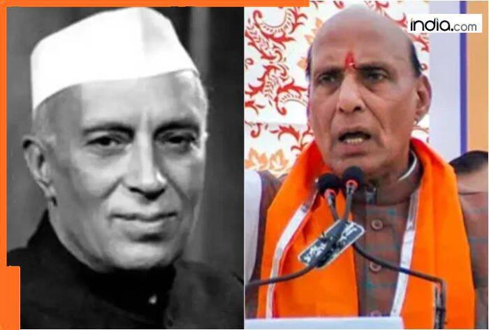 'WhatsApp university story...': Congress attacks Rajnath Singh over 'Nehru-Babri masjid' claim, says he shouldn't walk on path of...
