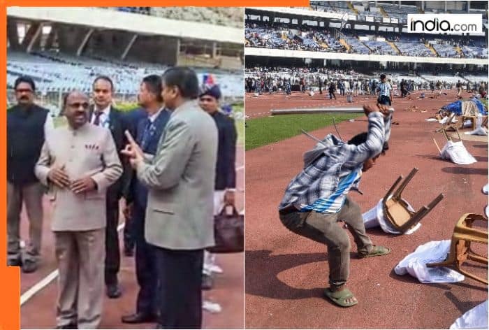 Messi event chaos: Bengal Guv visits Kolkata stadium, calls for judicial probe, urges Mamata govt to frame...