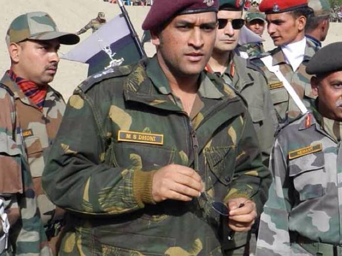 MS Dhoni on Army Duty
