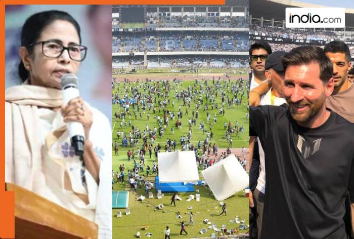Lionel Messi leaves stadium in just 10 minutes after chaos erupts at Salt Lake Stadium…, BJP calls it ‘total embarrassment’, Mamata apologises to Argentine football superstar