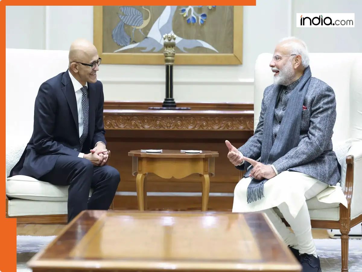 PM Modi hosts Microsoft, Intel & Cognizant chiefs for high-level India growth talks