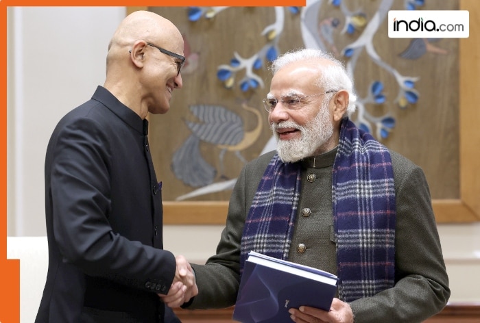 Microsoft to invest $17500000000 in India, Satya Nadella's big announcement after meeting PM Modi