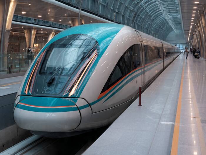 Maglev train speed