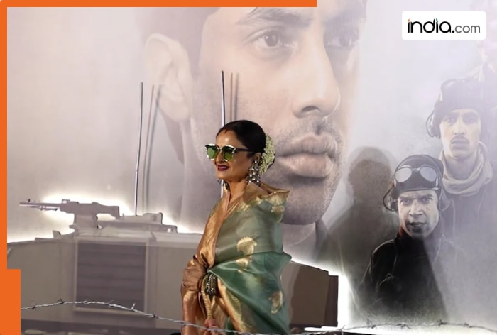 Rekha’s flying kiss for Agastya Nanda at Ikkis screening leaves fans touched – Watch video