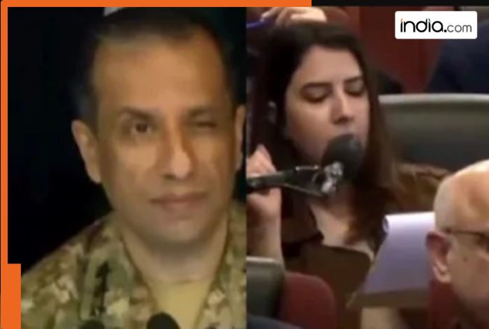 VIDEO: Pak army spokesperson winks at woman journalist during press briefing on Imran Khan, internet calls it ‘new low’