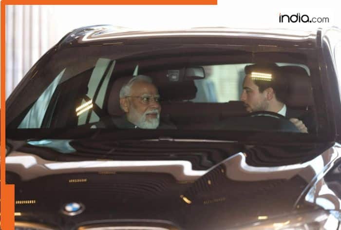 Another 'car diplomacy'? PM Modi seen riding with crown Prince Al Hussein Bin Abdullah II to Jordan Museum; WATCH video