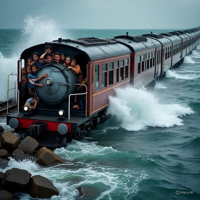 Worst rail disaster history  2004 Indian Ocean earthquake