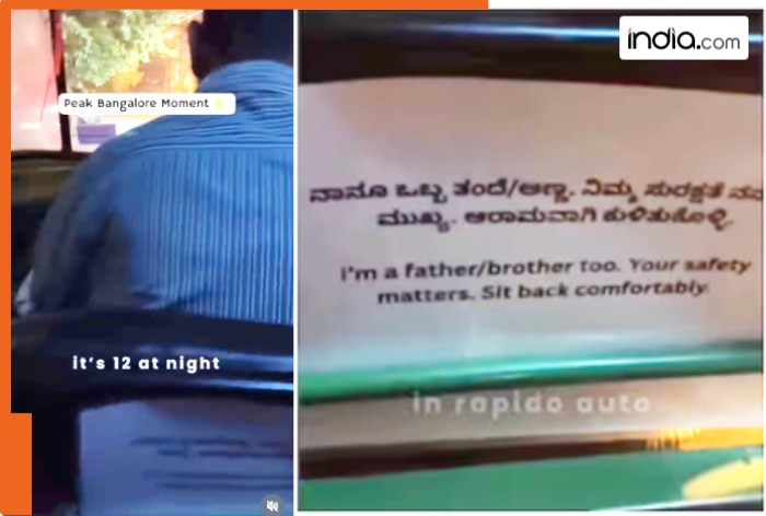 Viral Video: Woman, midnight Rapido ride, autorickshaw driver and a note, WATCH why video goes viral on internet