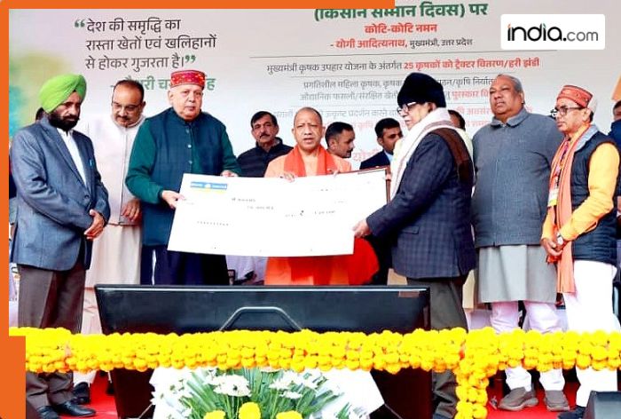 CM Yogi pays tribute to former PM Chaudhary Charan Singh on Kisan Divas