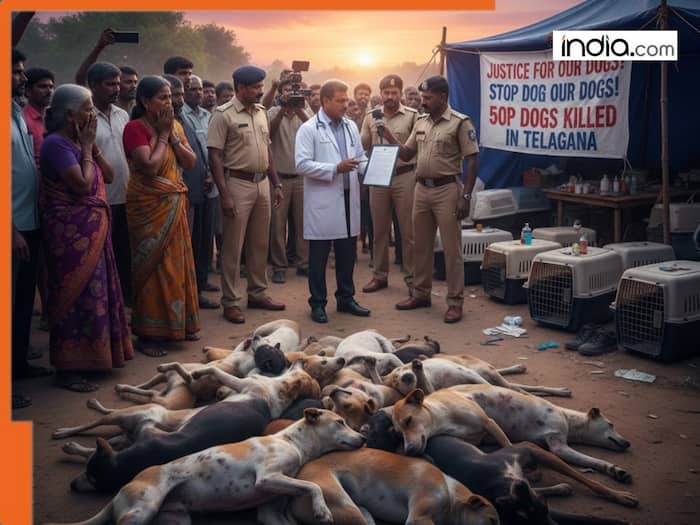 500 stray dog killed in telangana
