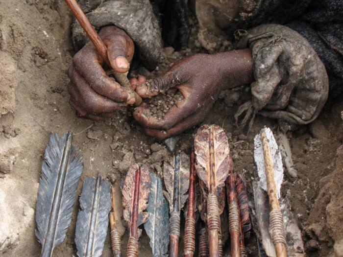 60000 year old arrows