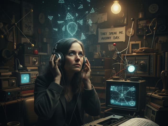 Alien Messages Woman