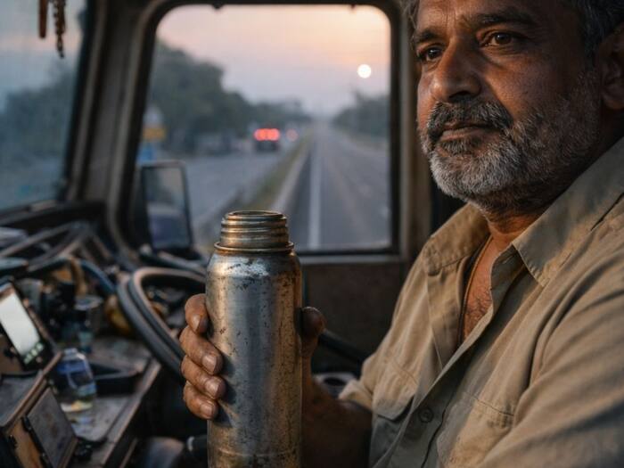 Man dies Coffee thermos