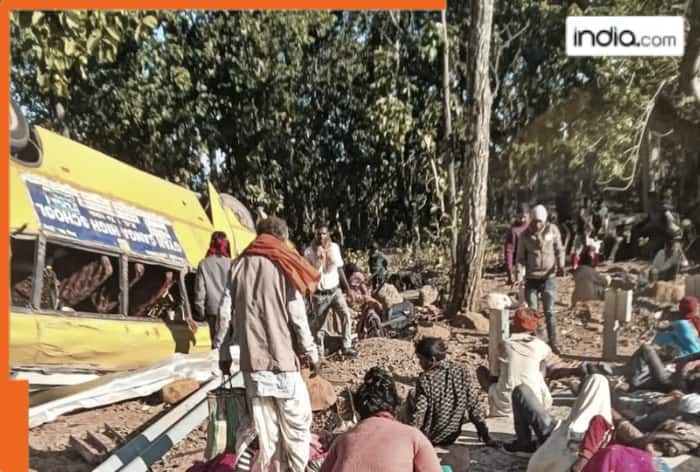 Jharkhand shocker: 6 killed, more than 80 injured as bus carrying marriage party overturns in Jharkhand's Latehar