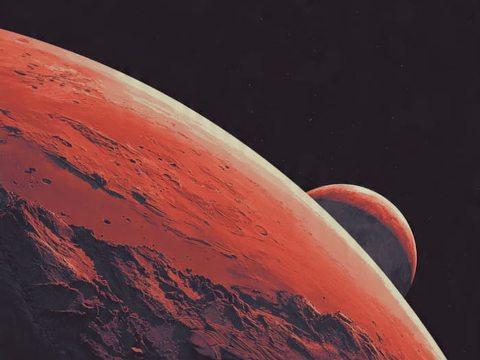 Mars ancient lake