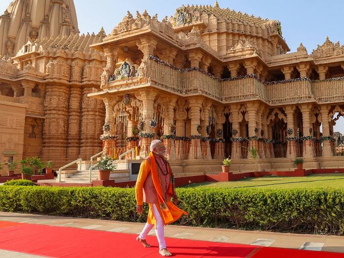 PM Modi Somnath temple