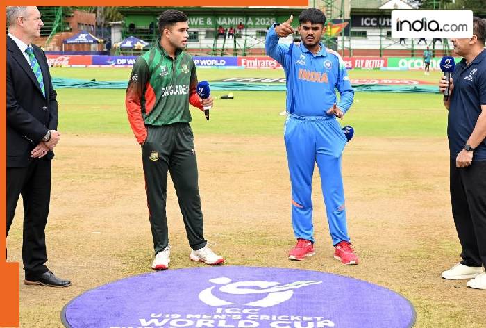 India vs Bangladesh Under-19 World Cup 2026: Ayush Mhatre avoids handshake with Bangladesh captain amid...