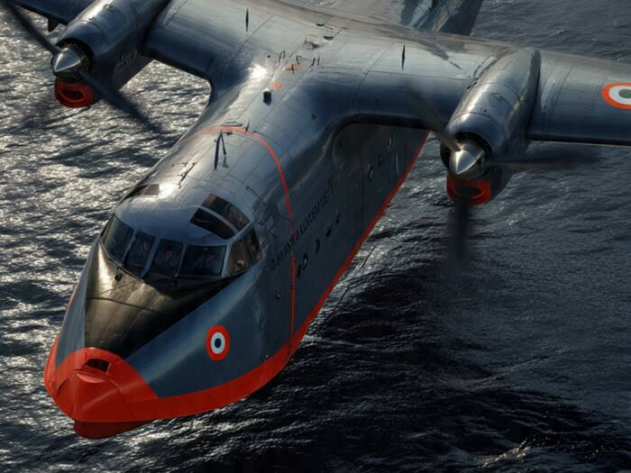 Navy amphibious plane