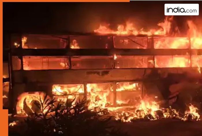 A private bus suffered a tyre burst and collided with an oncoming lorry on Wednesday night, resulting in the death of three people. The incident took place near Sirivellametta in Nandyal district.