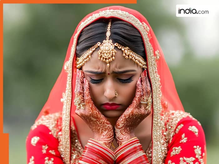 Bride hide in china festival