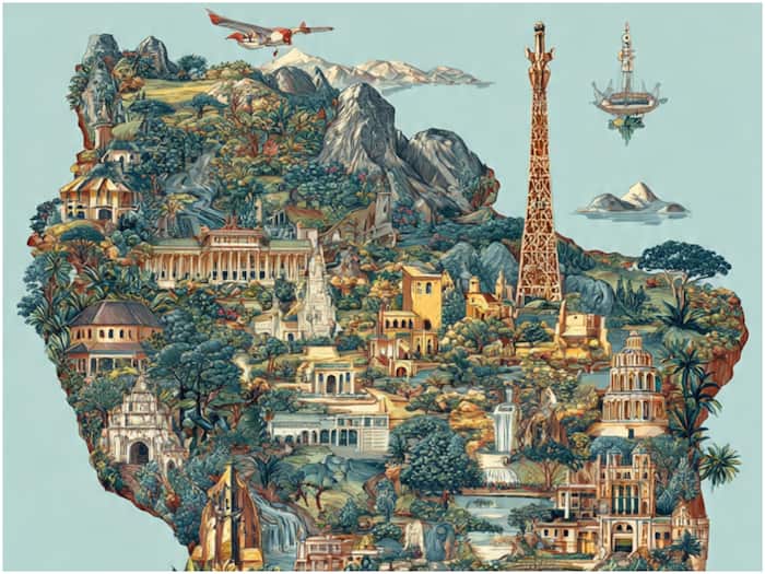 Country with three capitals