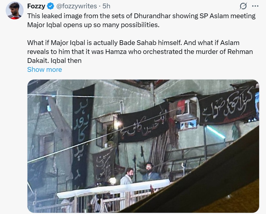 Dhurandhar 2 leaked photo sparks buzz: Is this actor playing ‘Bade Saab’ in Ranveer Singh’s blockbuster?