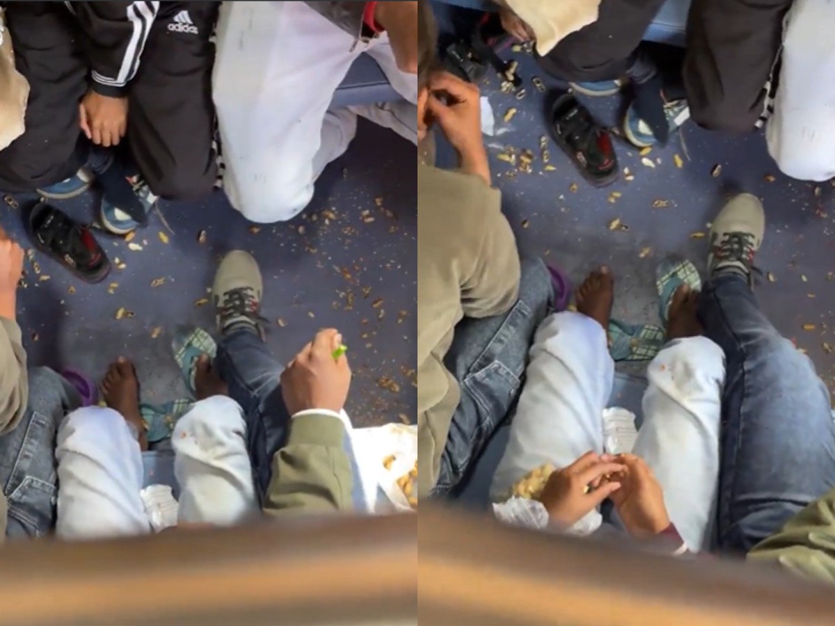 Peanut Shells On Train Floor