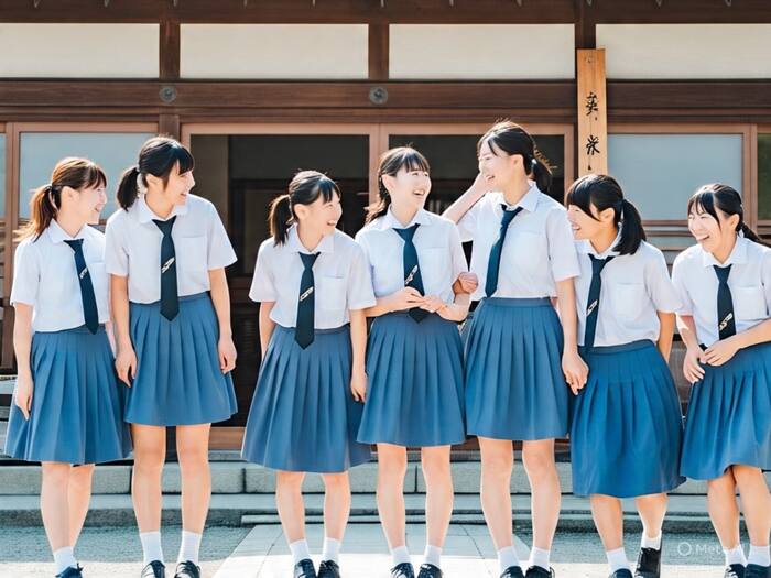Japan school girls  8