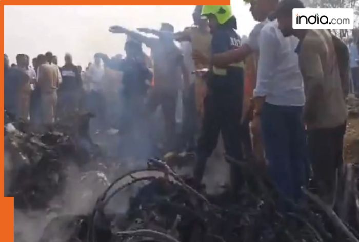 ‘Aircraft was on fire, there were 4–5 explosions’: Eyewitness shares horrifying details of Ajit Pawar’s plane crash in Maharashtra’s Baramati