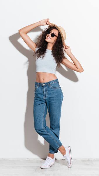 Fashionable Women Jeans with Trendy Design