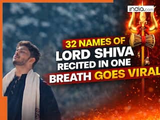 Viral Video: Performer recites 32 names of Lord Shiva in one breath, leaves internet spellbound