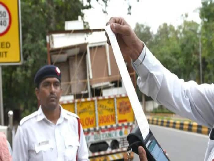 Fake traffic challan