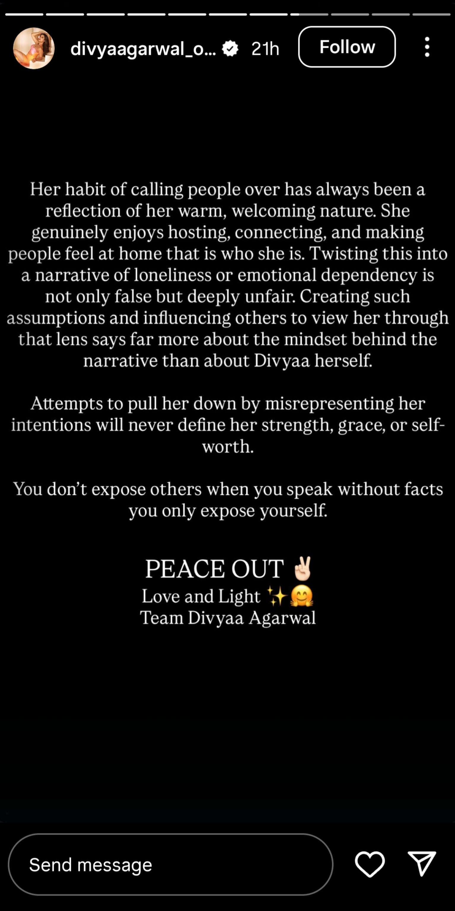 The 50: Divya Agarwal’s team hits back at Bhavya Singh’s ‘separation’ claims with husband Apurva Padgaonkar