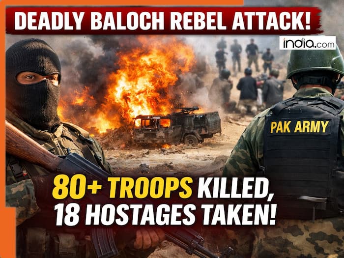 Over 80 Pakistani security personnel killed, 18 captured as Baloch rebels launch massive attack