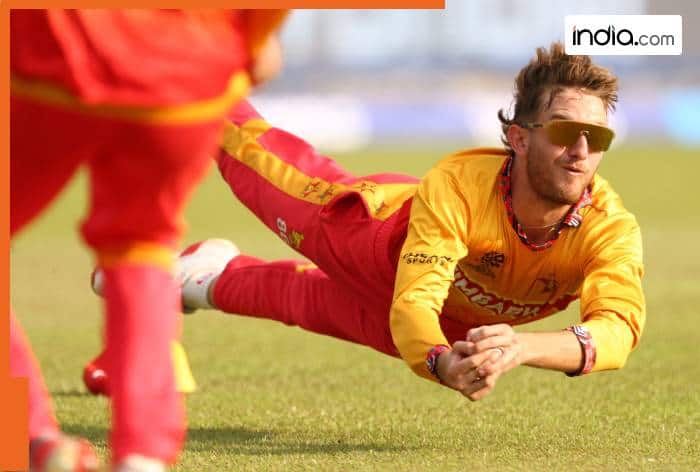 T20 World Cup 2026, Brain Bennet, Zimbabwe vs Oman, Nadeem Khan, Brain Bennet's catch