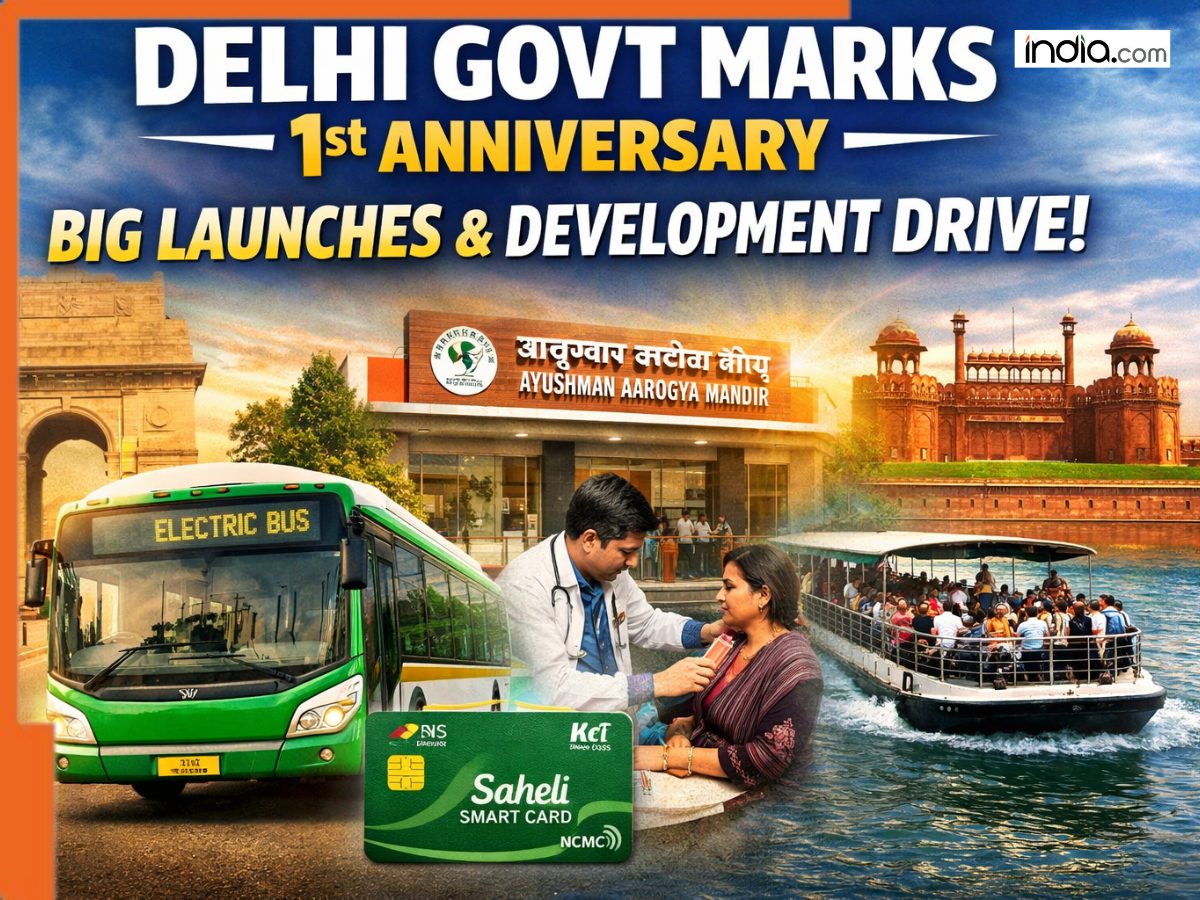Delhi govt marks first anniversary in power with several development projects across transport, health and tourism