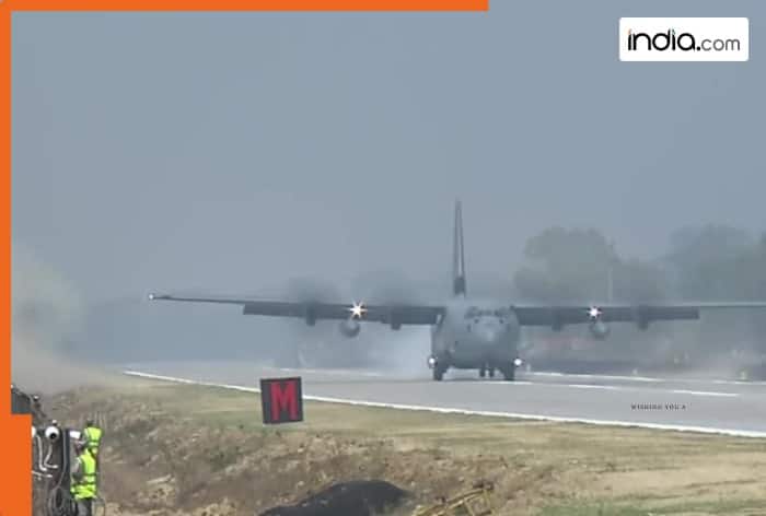 Air Force's mega aerial display in Assam, achieves historic touchdown on Assam's first emergency landing highway, PM in attendance