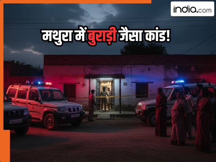 मथुरा में बुराड़ी जैसा कांड! घर के अंदर मिले एक ही परिवार के 5 शव, मास सुसाइड या कोई गहरी साजिश?