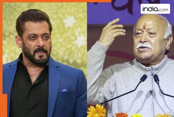 Salman Khan attended the RSS event organized in Mumbai on Saturday.