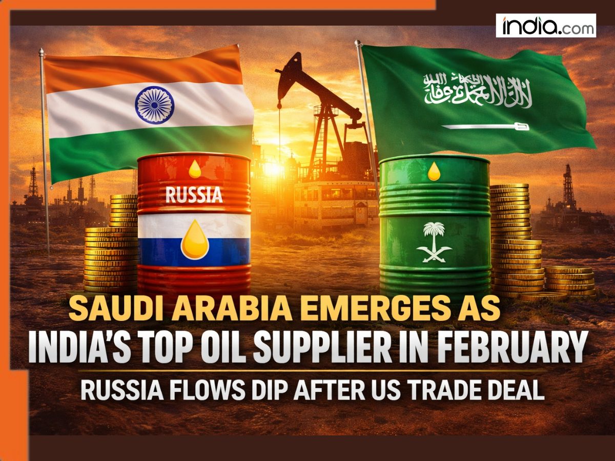 Saudi overtakes Russia as India’s biggest crude supplier in February following US-India trade developments