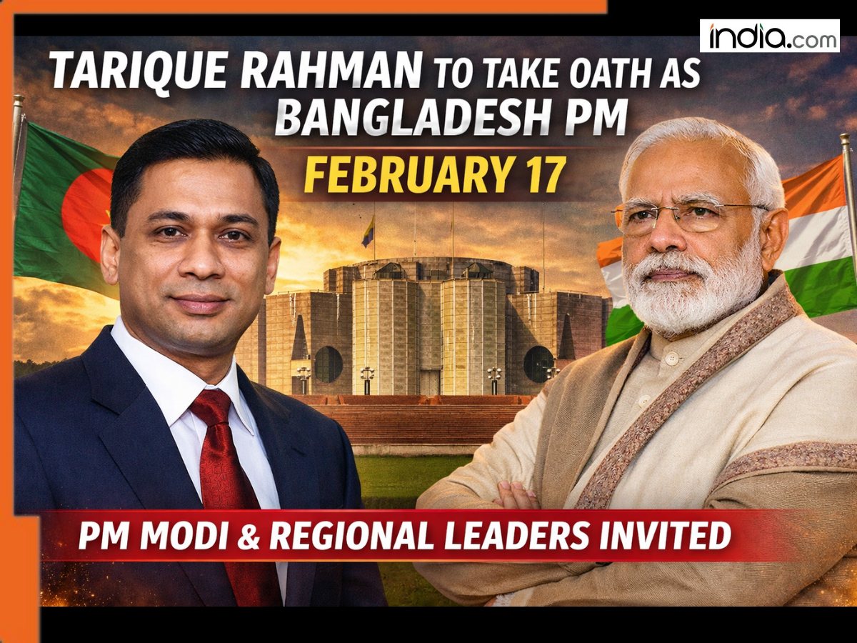 Tarique Rahman to take oath as Bangladesh PM on Feb 17: PM Modi, South Asian leaders invited to Dhaka ceremony