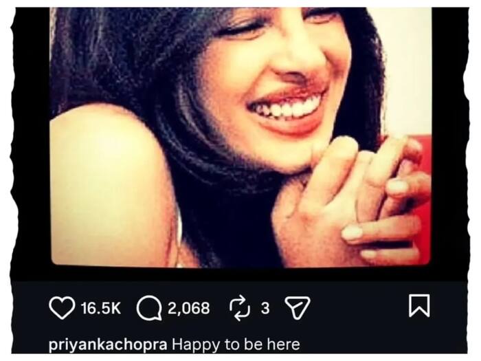 Priyanka Chopra Instagram Debut